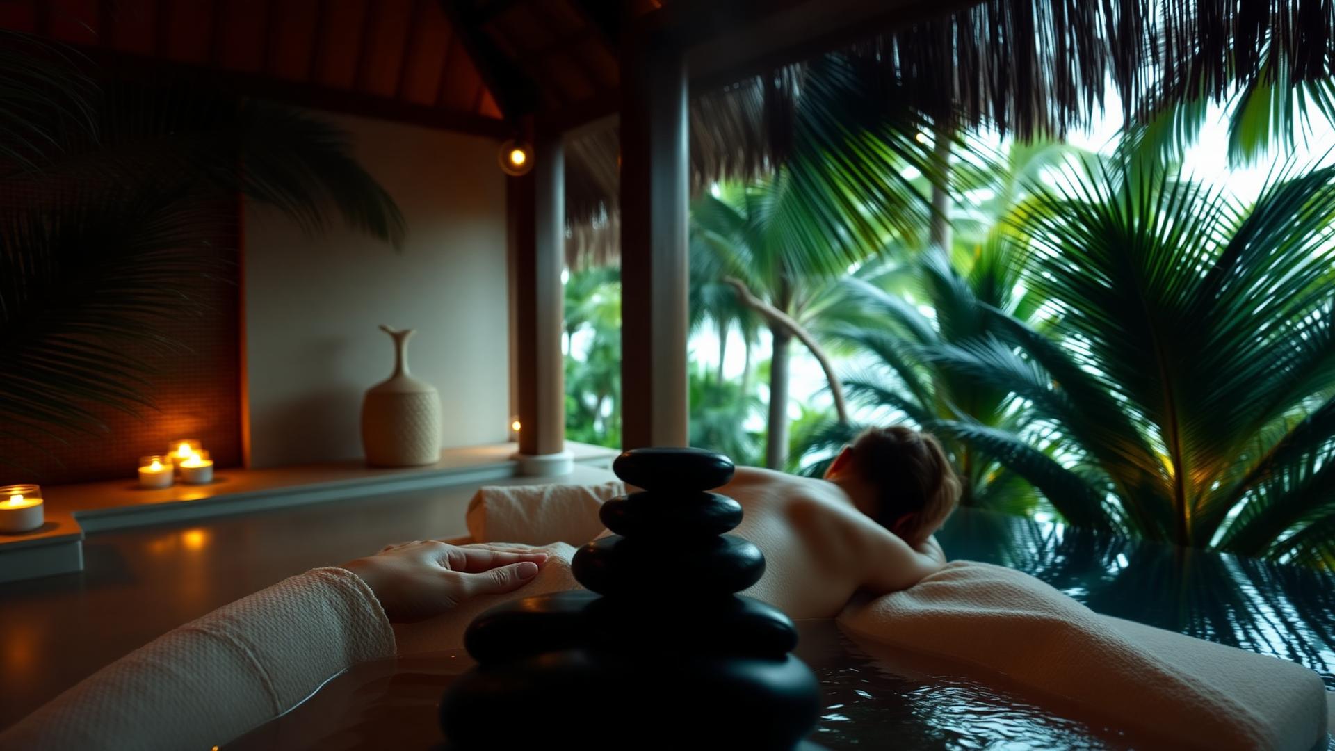 Espace spa apaisant